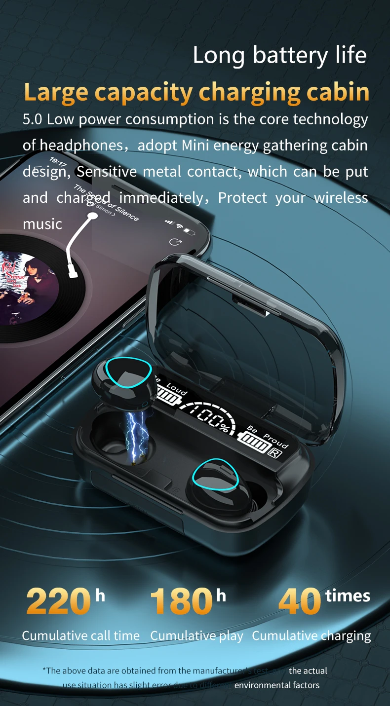 M10 Bluetooth Wireless Earbuds