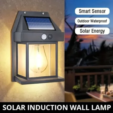 solar tungsten wall light