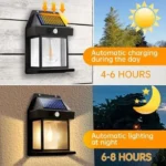 solar tungsten wall light