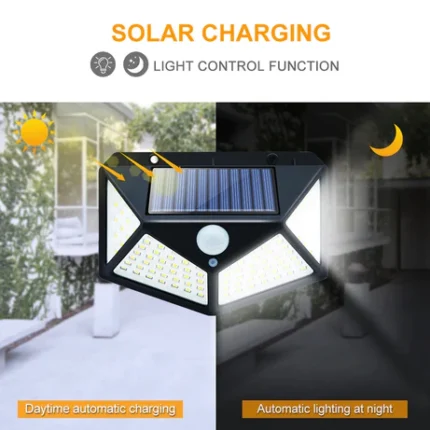 solar wall light with motion sensor